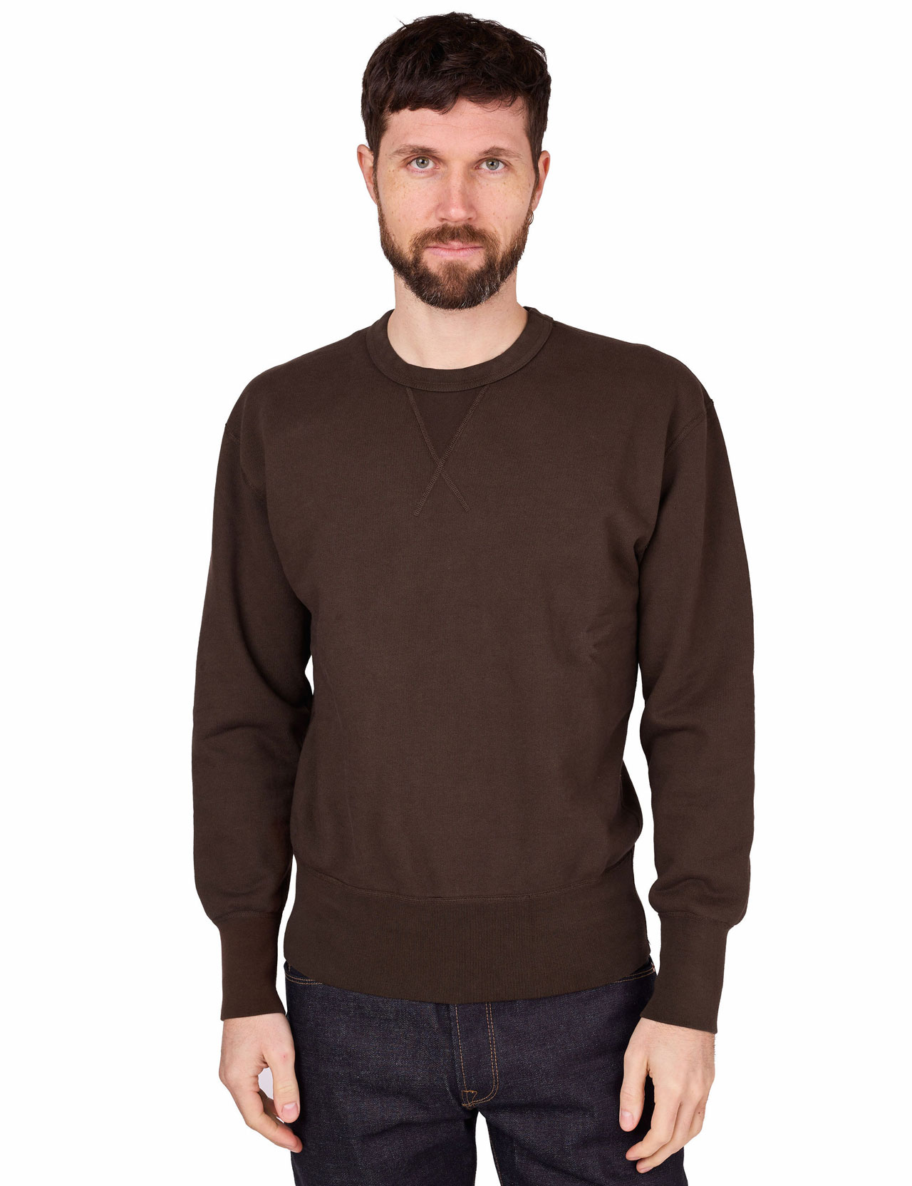 Freenote Cloth - Deck Sweatshirt - Chocolate