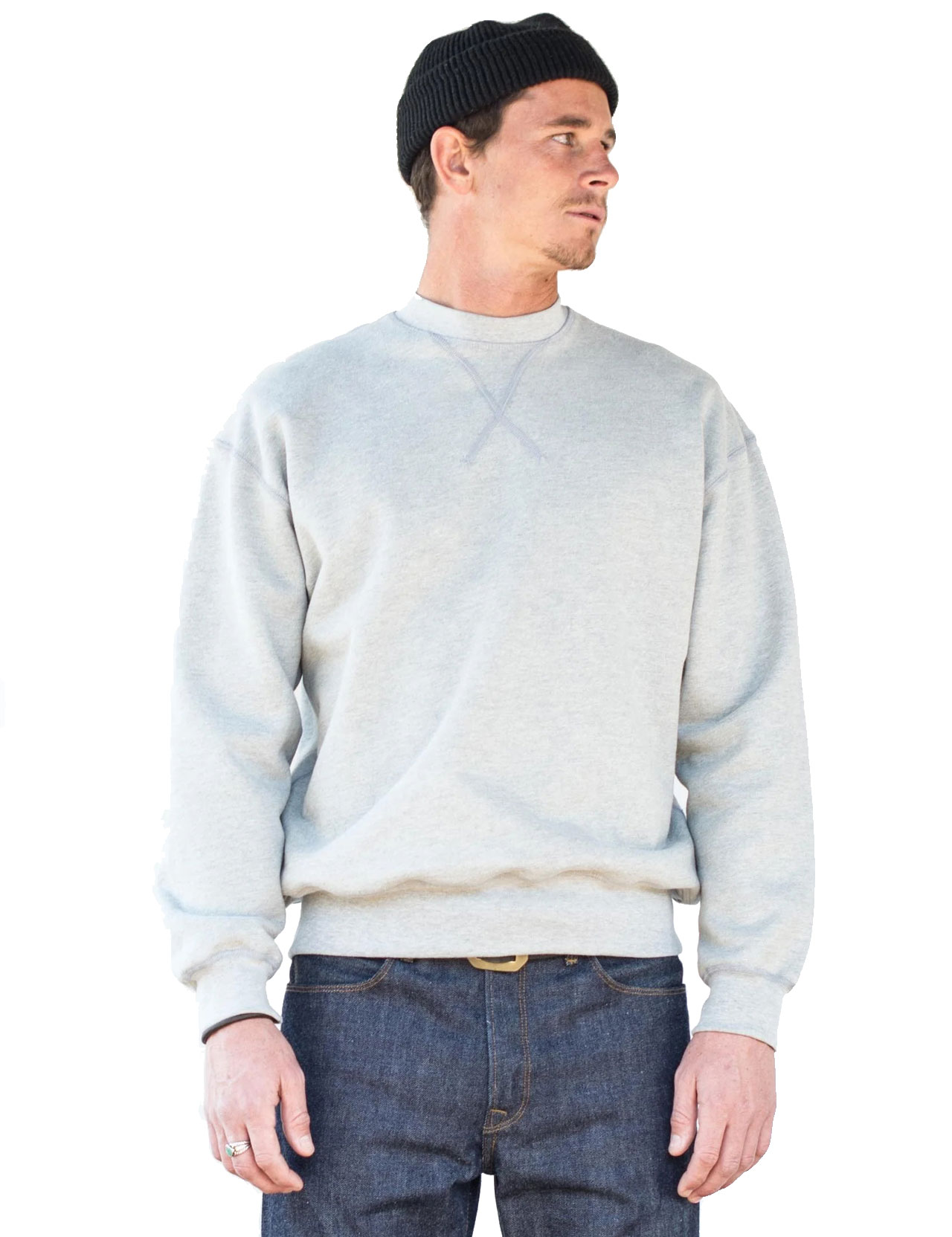 Freenote Cloth - Deck Sweatshirt - Heather Grey