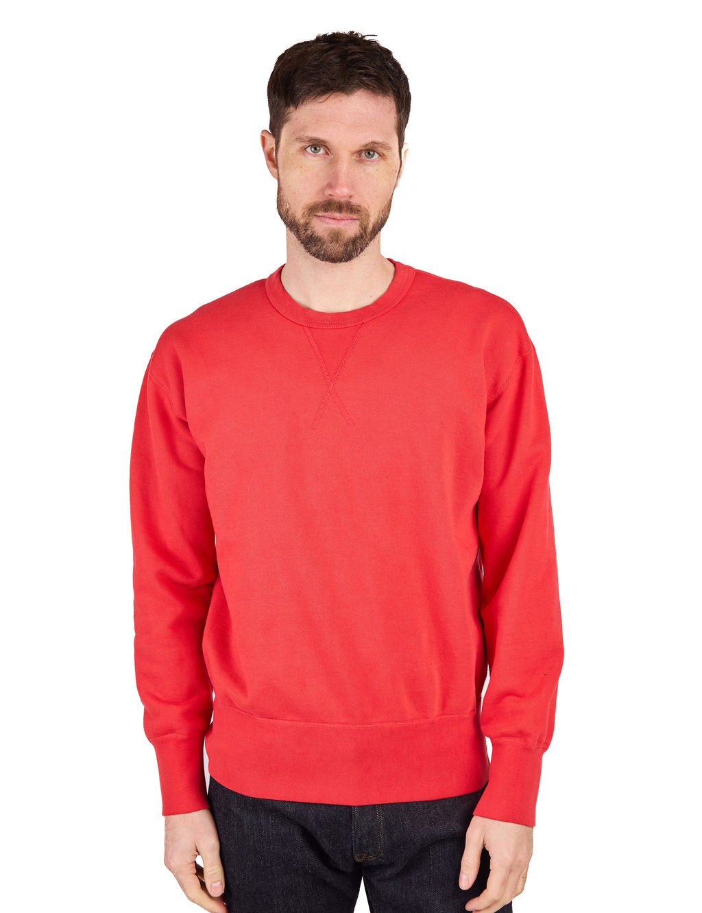 Freenote-Cloth---Deck-Sweatshirt---Vintage-Red11