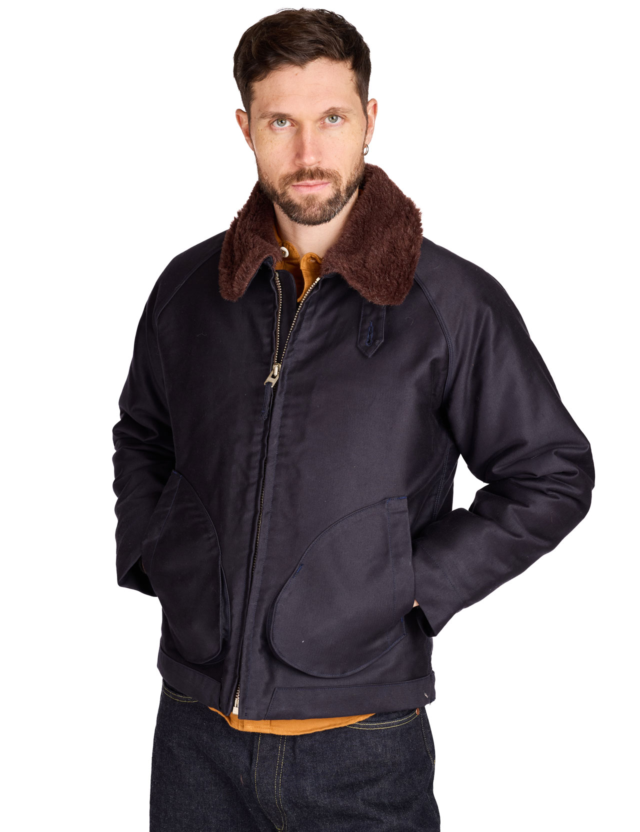 Freenote Cloth - Mariner Heavy Deck Jacket - Navy