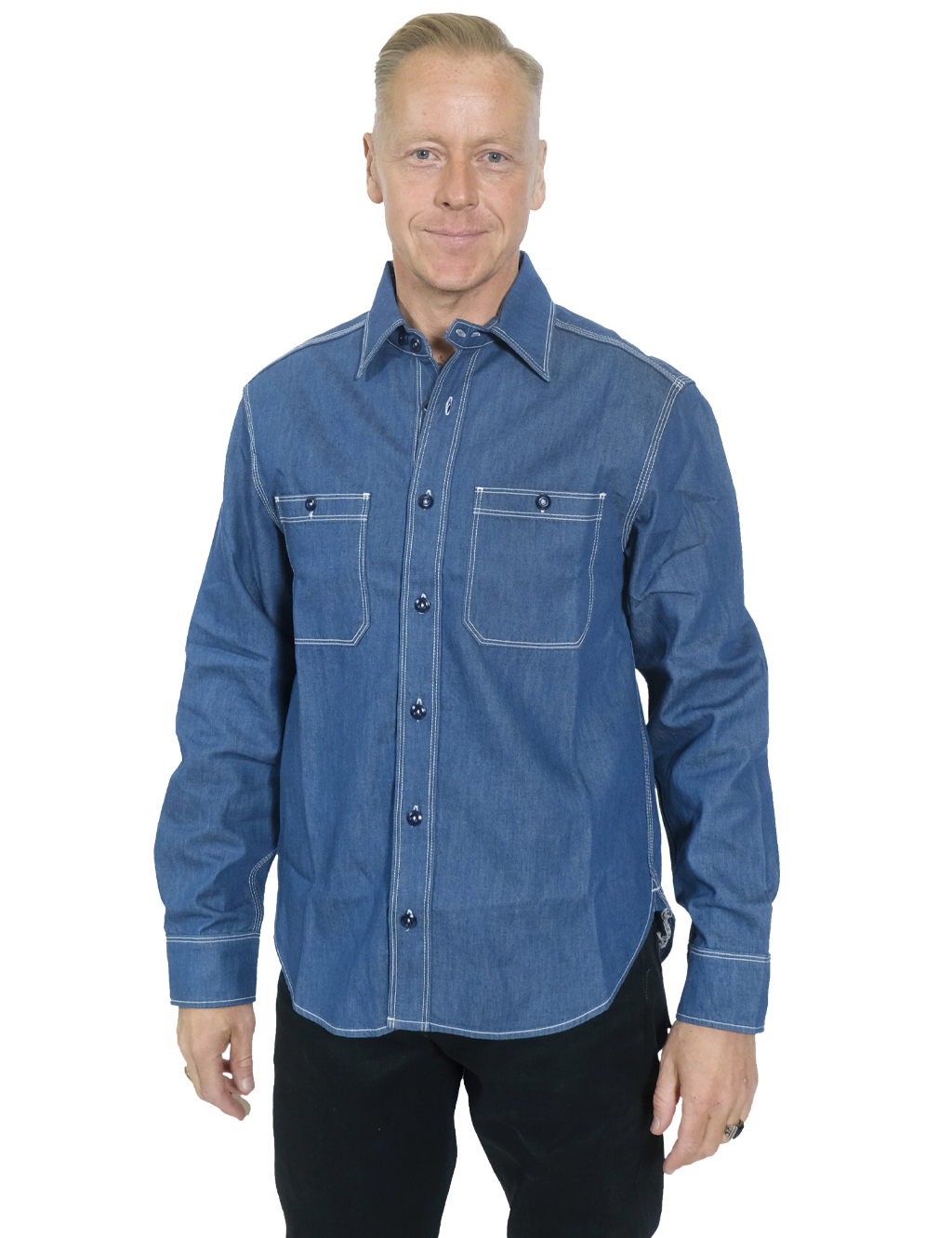 Freenote Cloth - Ortega Shirt Chambray