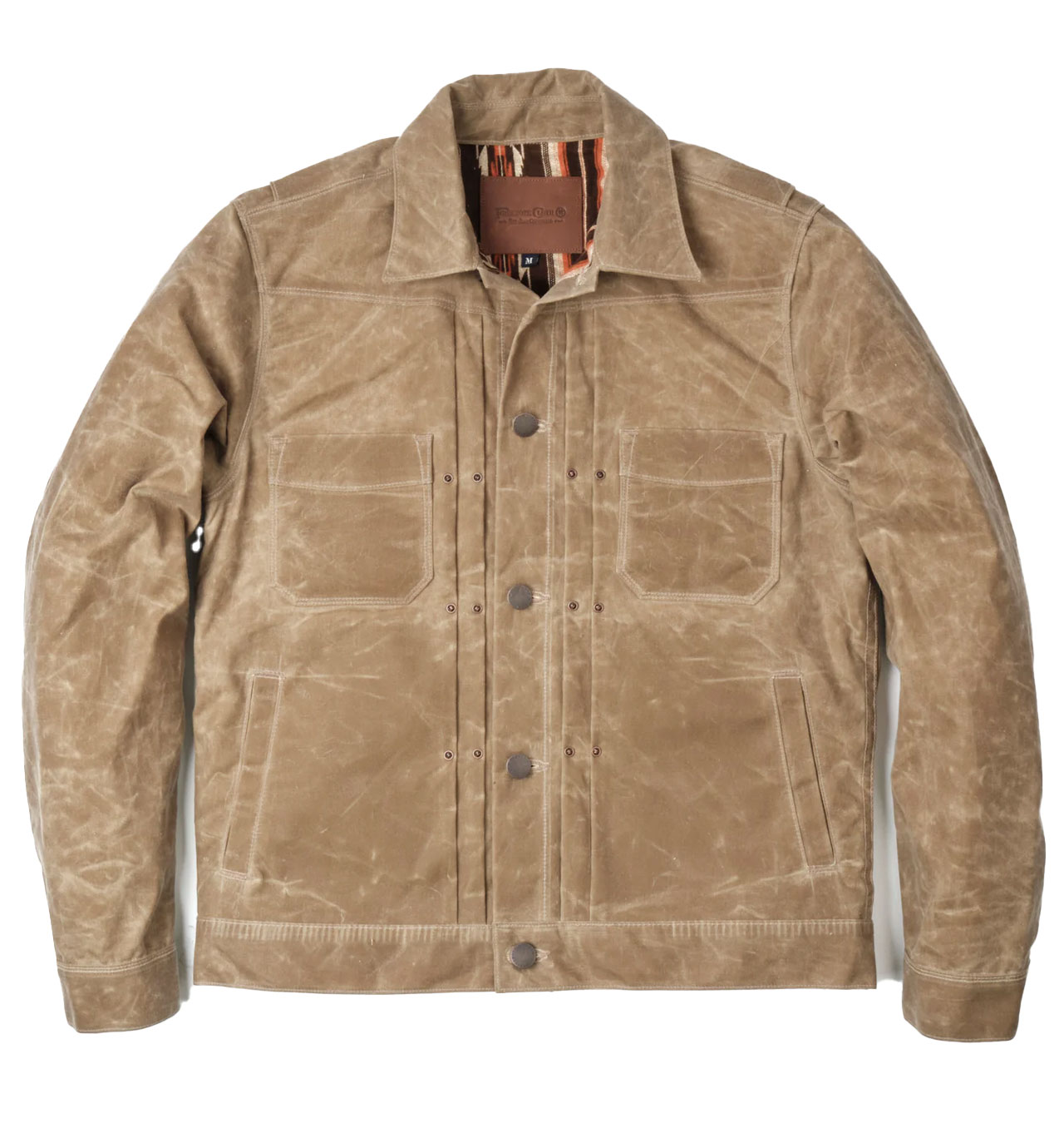 The long haul jacket in hotsell tobacco waxed canvas