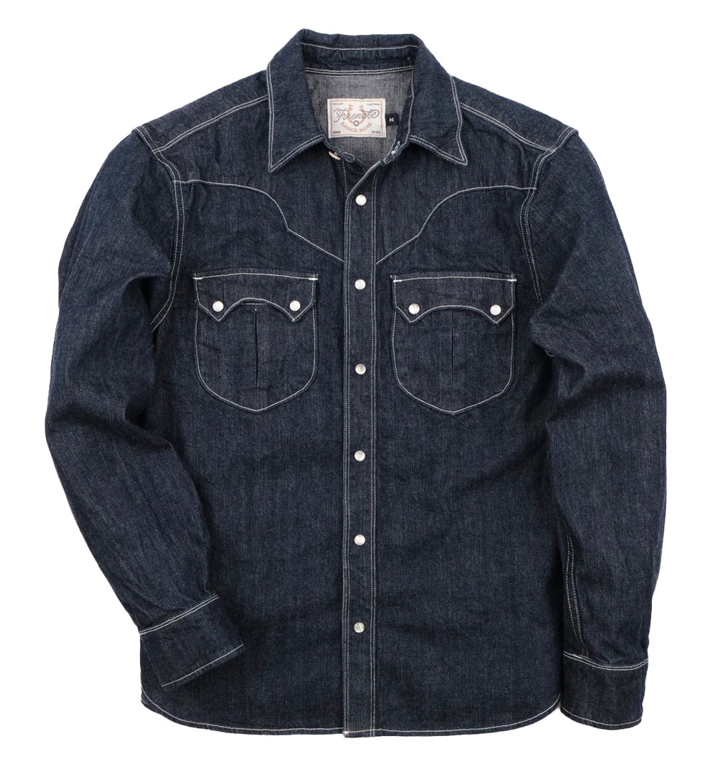 Freenote Cloth - Sinclair Sawtooth Western Shirt - Rinsed