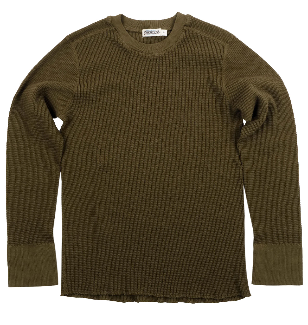 Freenote Cloth - Thermal Waffle Knit L/S - Cedar