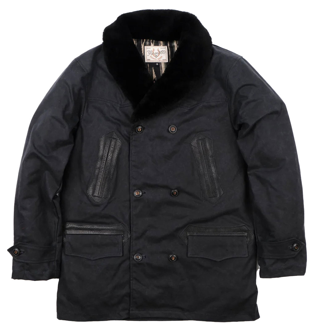 Freenote Cloth - Tollgate Waxed Canvas Ranch Coat - Black
