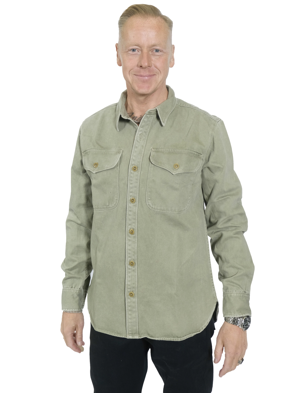Freenote Cloth - Utility Shirt - Olive