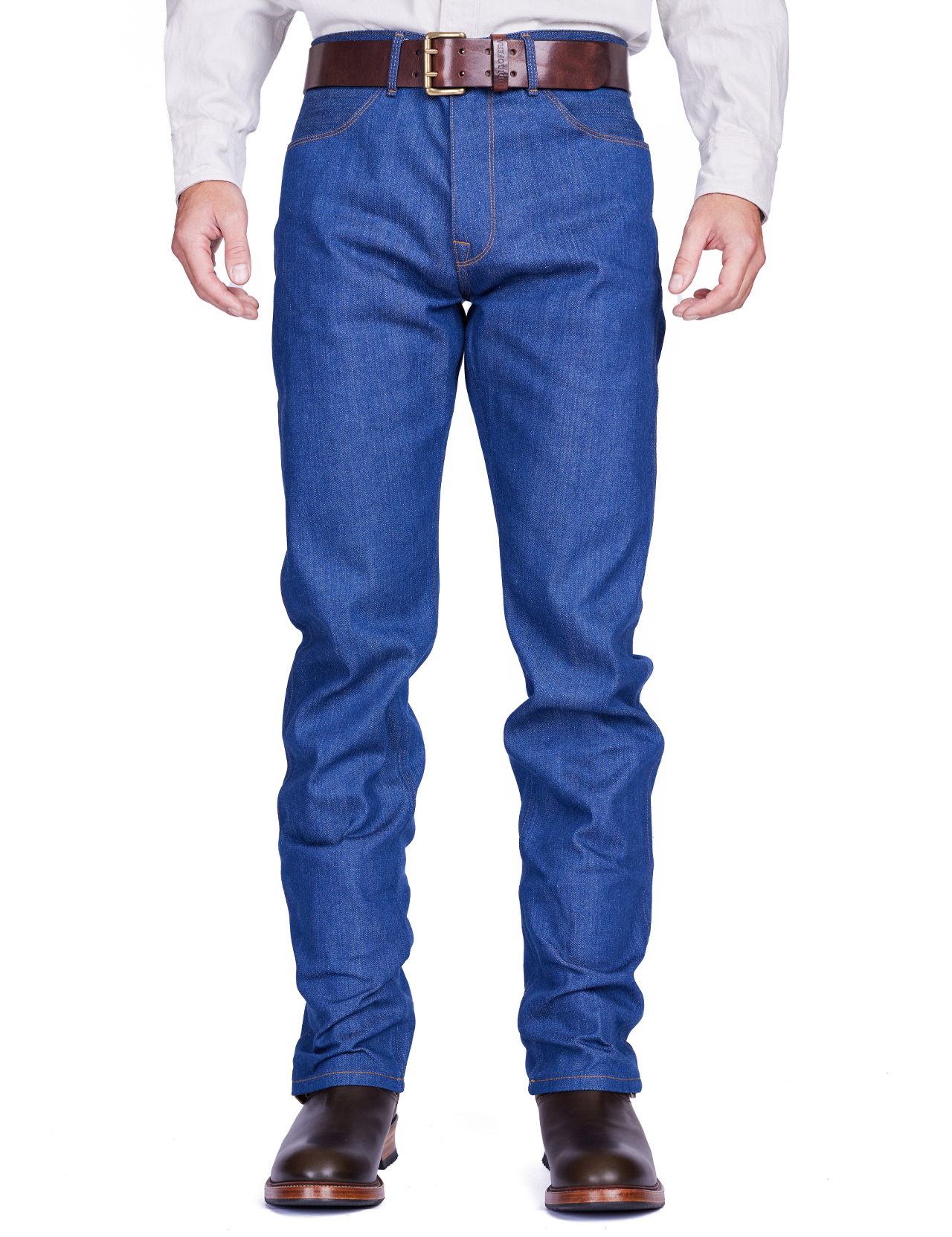 Freenote Cloth - Wilkes Broken Twill Western Vintage Blue Denim - 12 oz