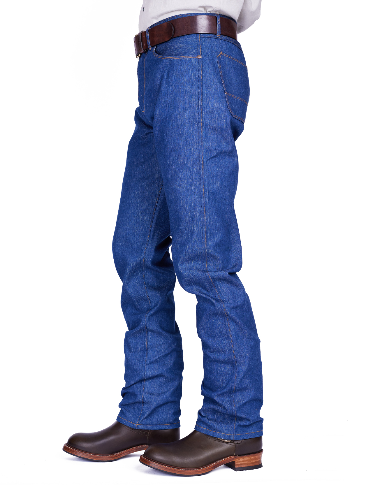 Freenote Cloth - Wilkes Broken Twill Western Vintage Blue