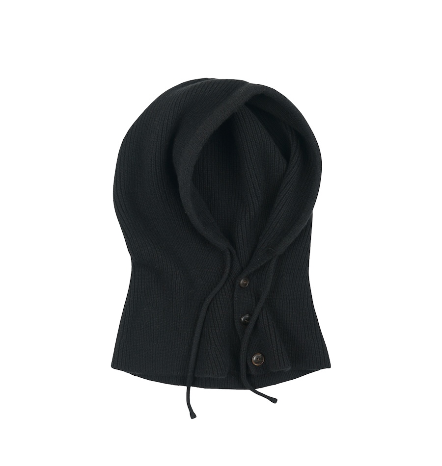 Frizmworks - Merino Wool Knit Balaclava - Black