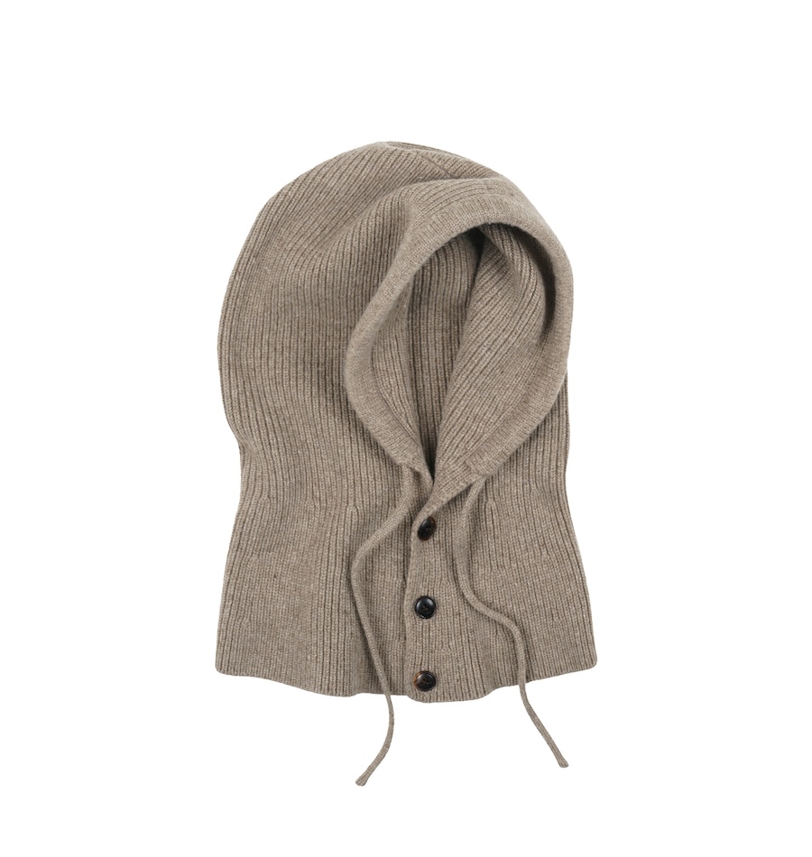 Frizmworks - Merino Wool Knit Balaclava - Oatmeal