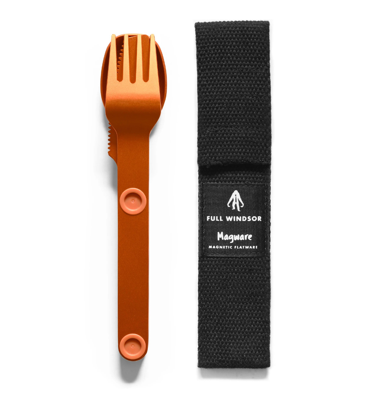 Full Windsor - Magware Magnetic Flatware Single Set - Orange