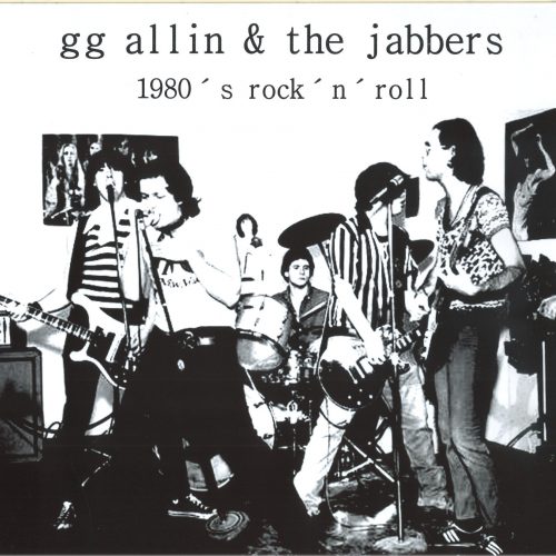 GG Allin & The Jabbers - 1980s Rock n Roll (White/Black Marble) - LP