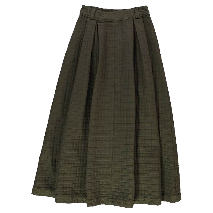 Girls Of Dust - Sailor Fatigue Kimono Cotton Service Skirt - Khaki