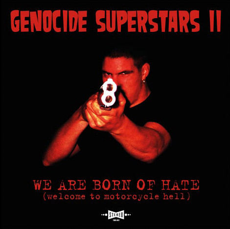 Genocide Superstars - We are born of hate (white/black marbled) - LP