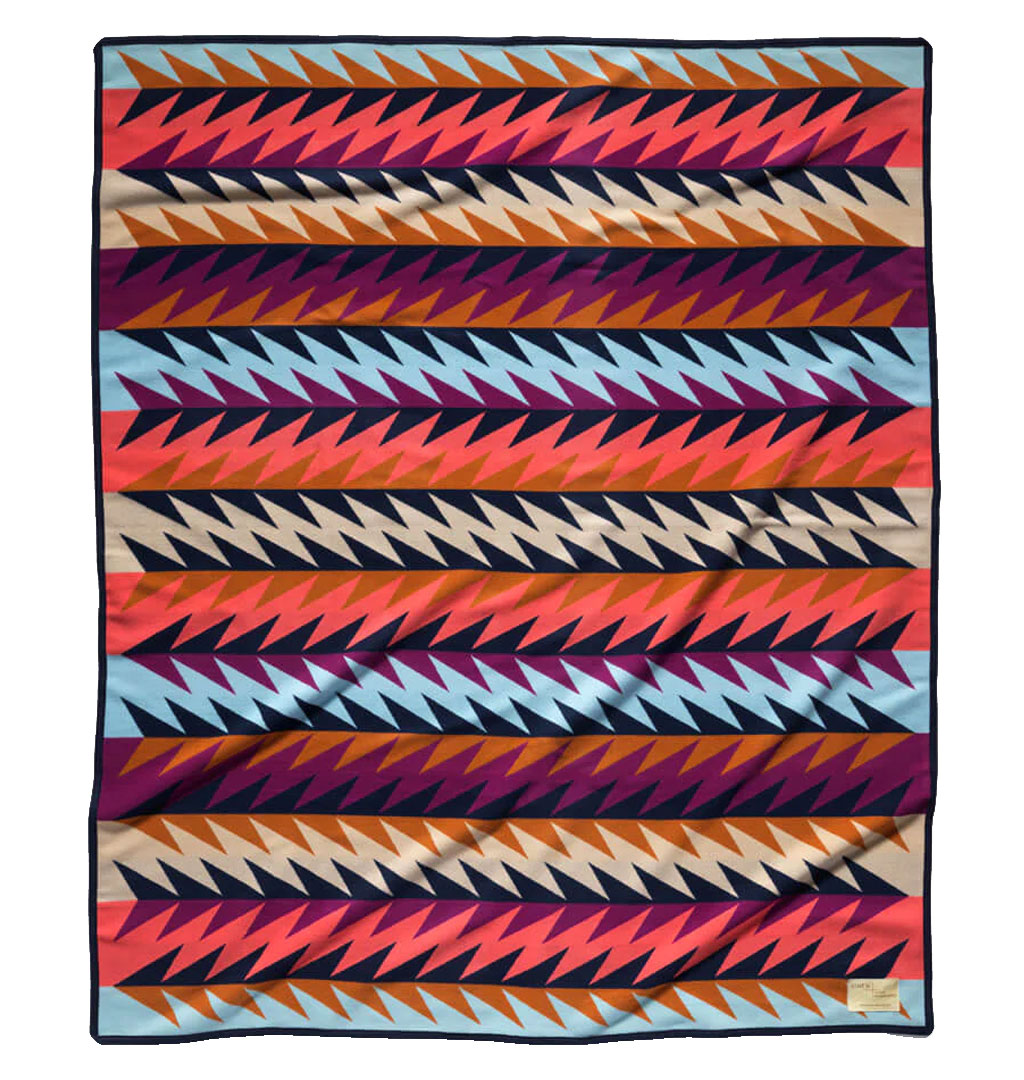 Ginew - Gently Strikes Wool Blanket