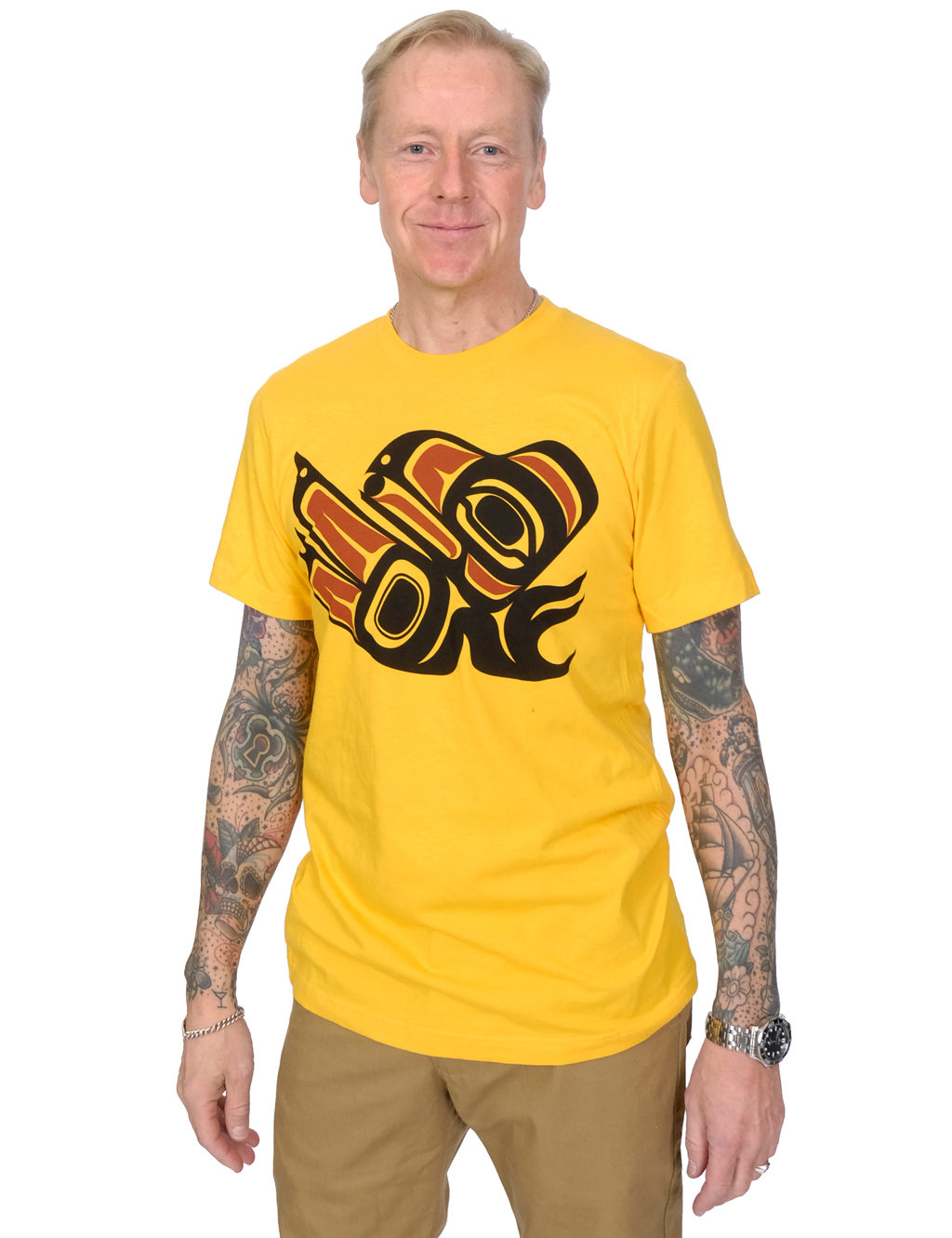 Ginew - Raven Tee - Yellow