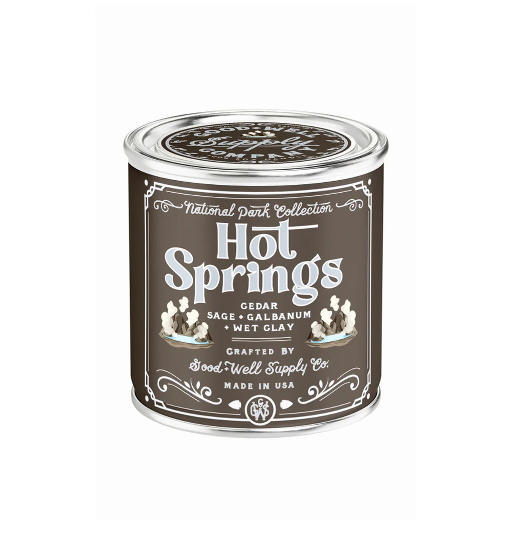 Good & Well Supply Co - Hot Springs National Parks Candle