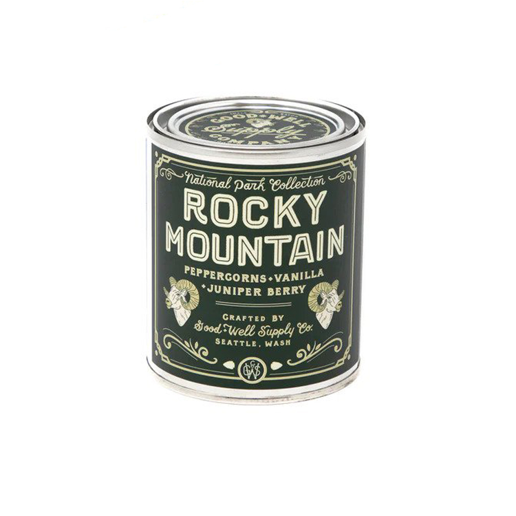 Good & Well Supply Co - Rocky Mountain National Park Candle 8 Oz