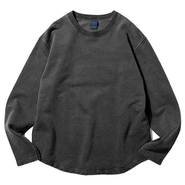 Good On - Rough Crew Neck Sweatshirt  - Pigment Dye Ash
