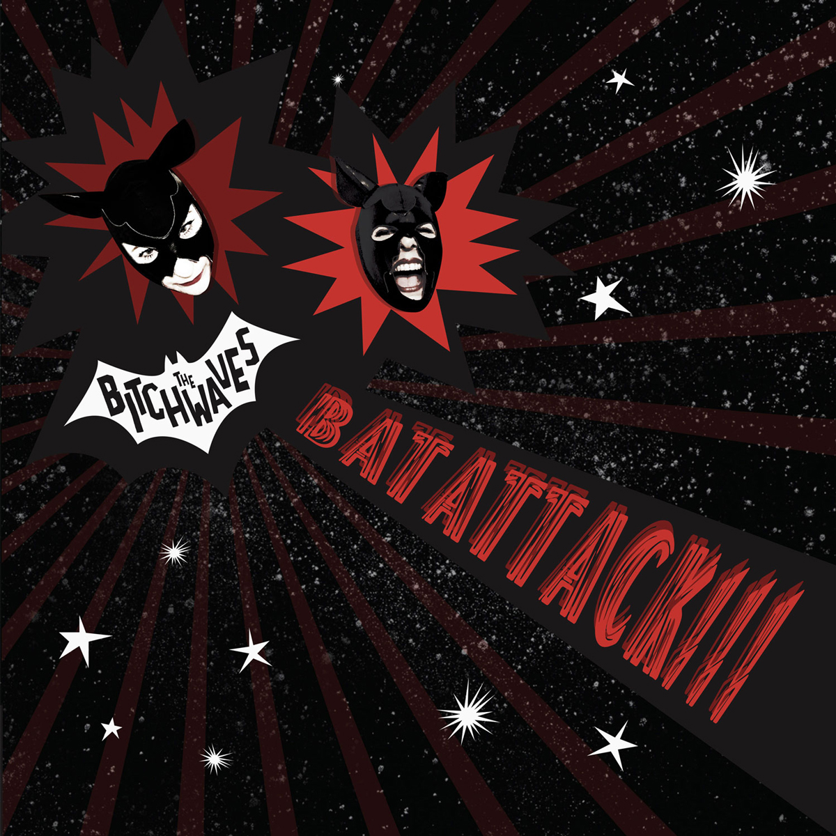 Bitchwaves, The - Bat Attack/Batty Flap (Red Vinyl) - 7´