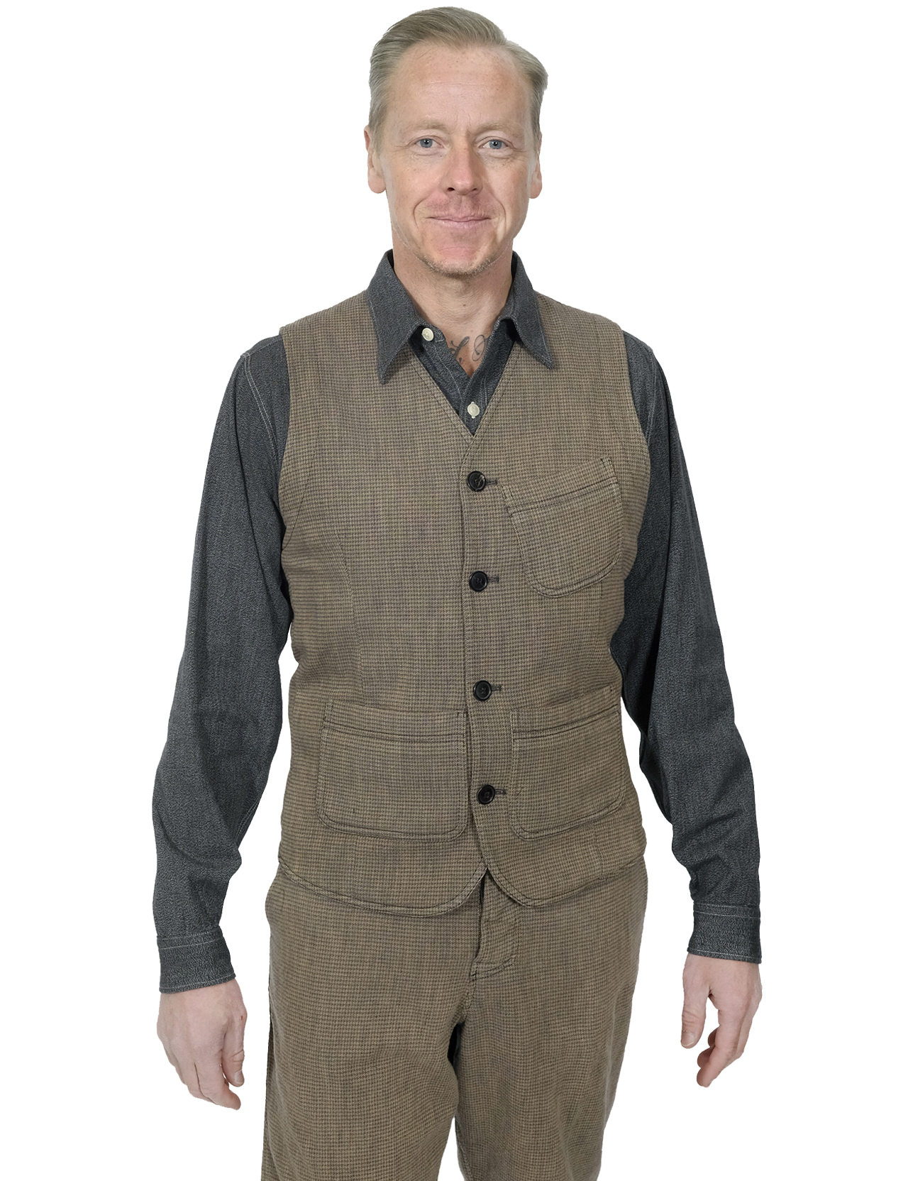 Hansen---Harald-Casual-Waistcoat---Lion-1