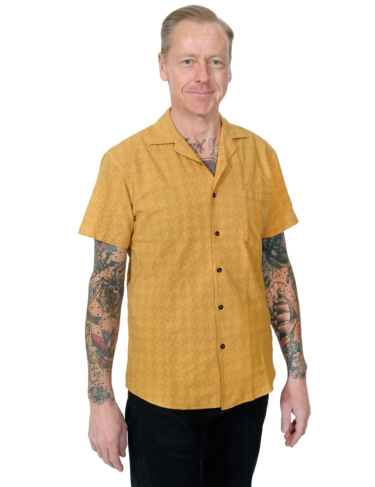 Hansen - Jonny Short Sleeve Shirt - Gold
