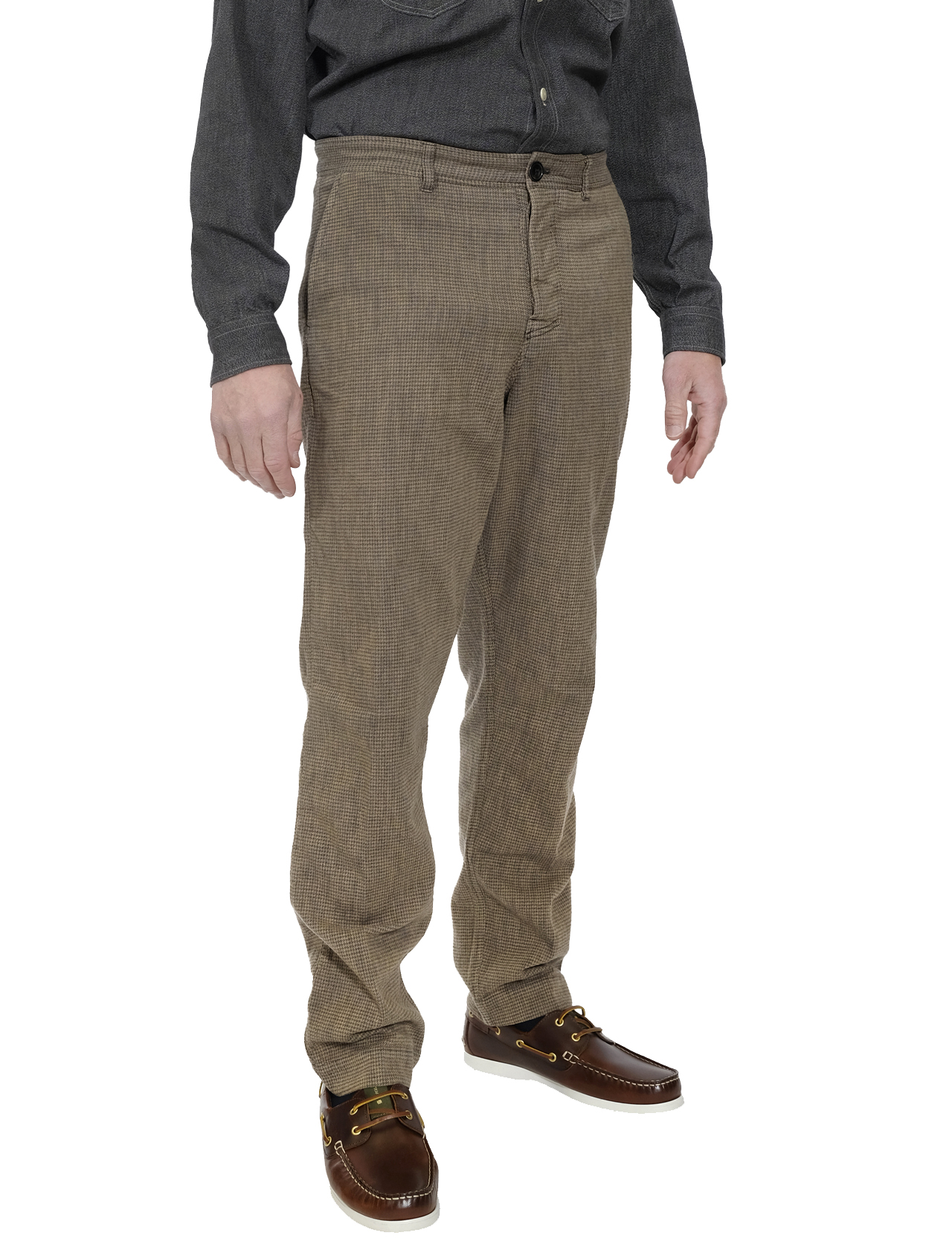 Hansen - Kian Wide Fit Trousers - Lion 