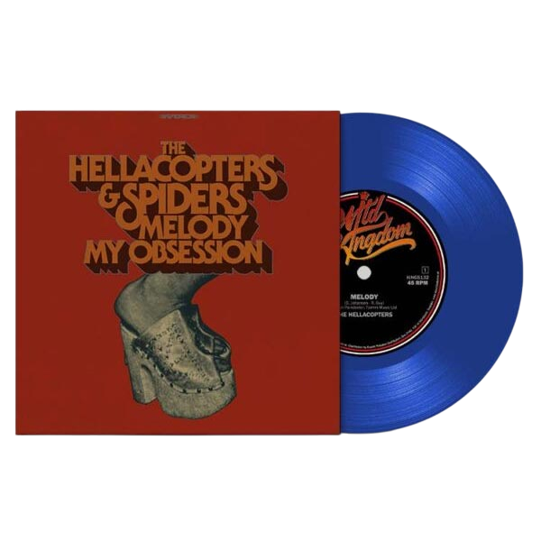 Hellacopters--Spiders---Melody--My-Obsession-Blue-vinyl---7