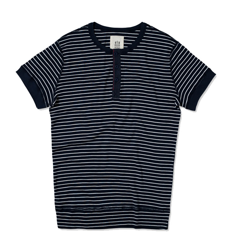 Hemen Biarritz - Henley Luzien - Sailor Stripe Marine