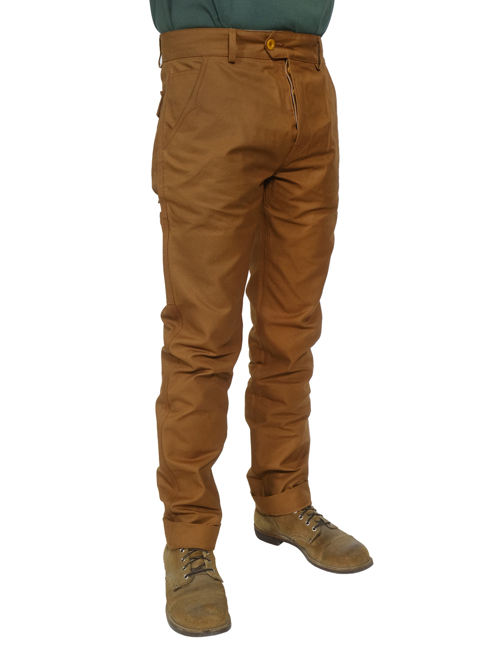 Hens Teeth - Duck Canvas Work Pant - Brown Duck