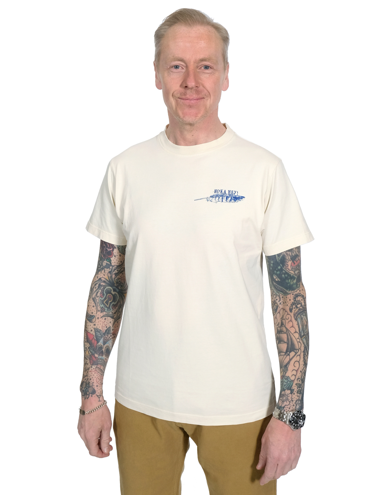 Hens Teeth - Hoka Hey Regular T-Shirt - White