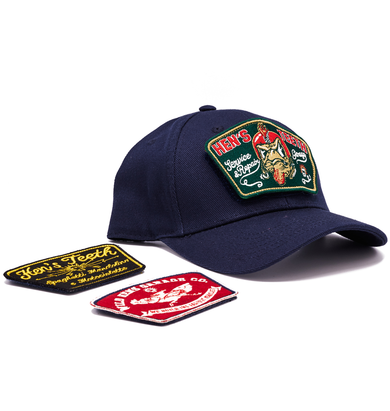 Hens-Teeth---Velcro-3x-Patch-Trucker-Cap---Racing