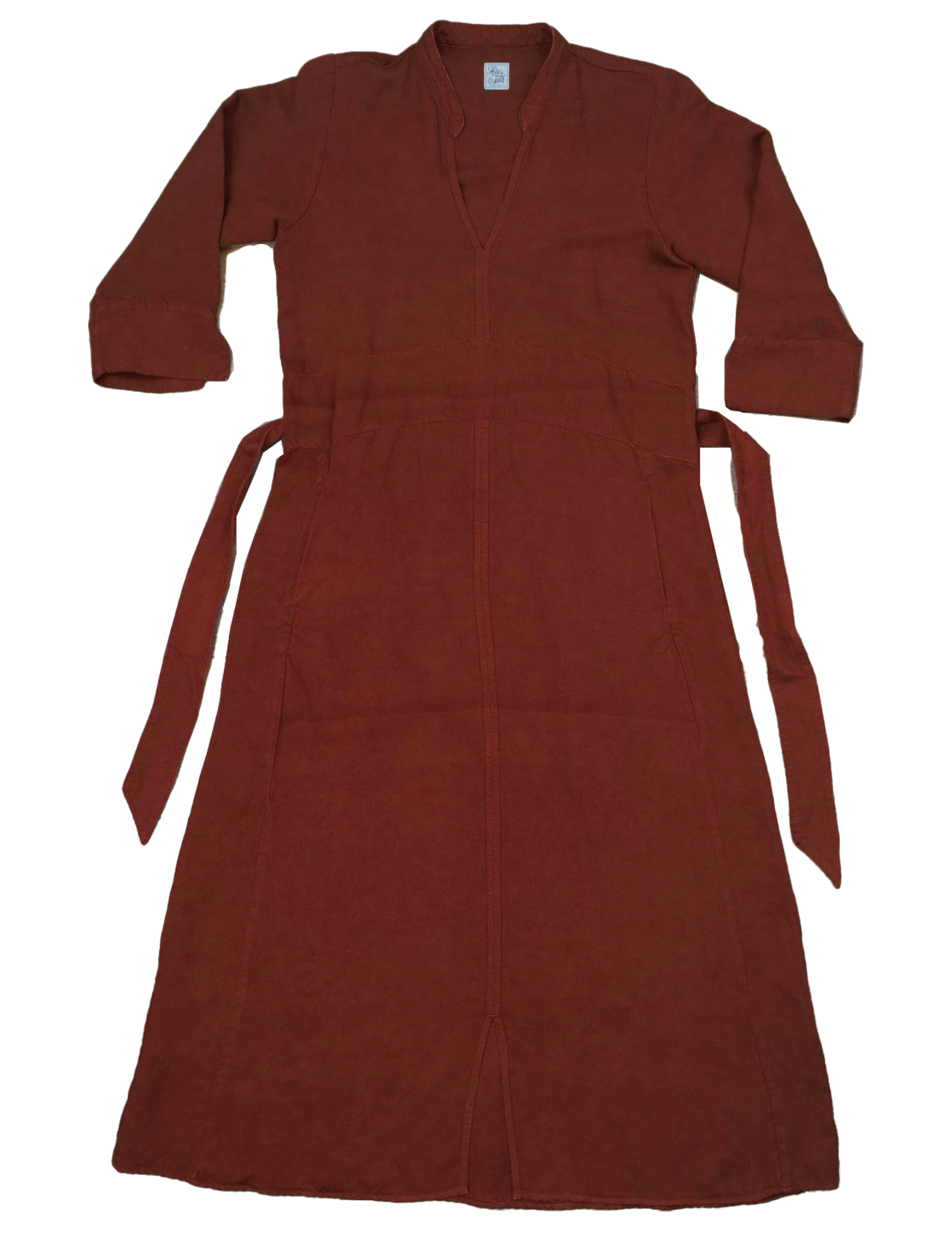 Hens Teeth - Womens Drill Dress - Rust