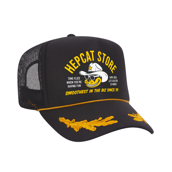 HepCat---25-Years-Local-Heroes-Captain-Trucker-Hat---Black