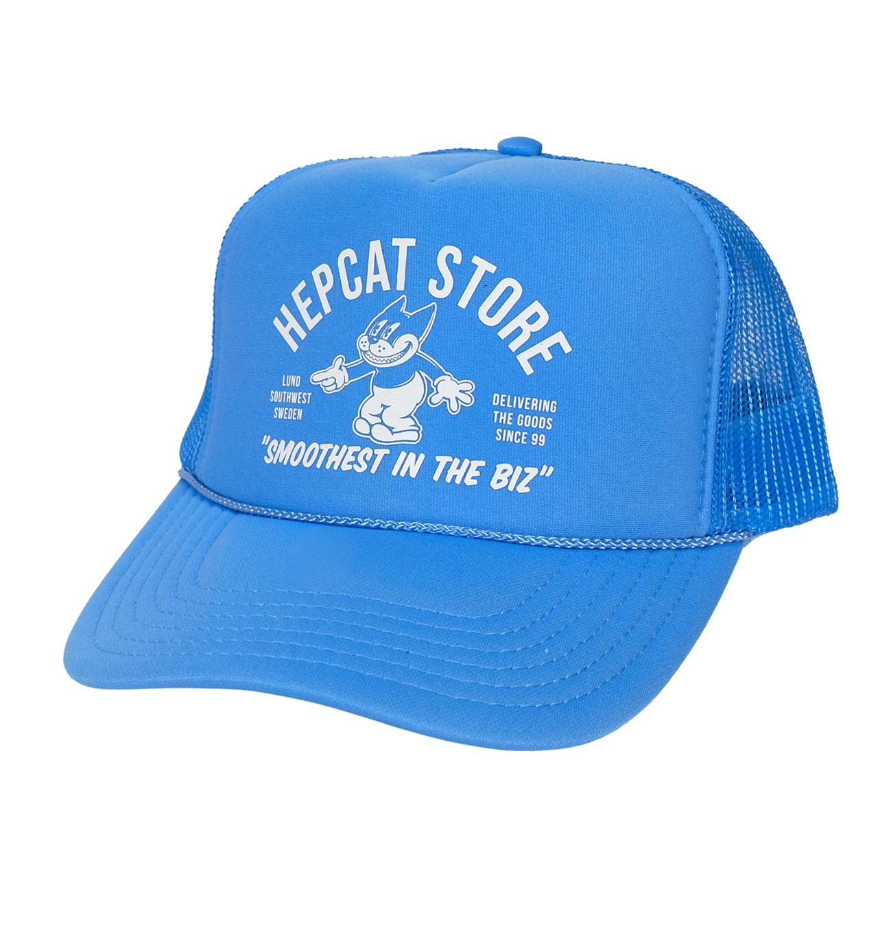 HepCat - Smoothest In The Bizz Trucker Cap - Col. Blue