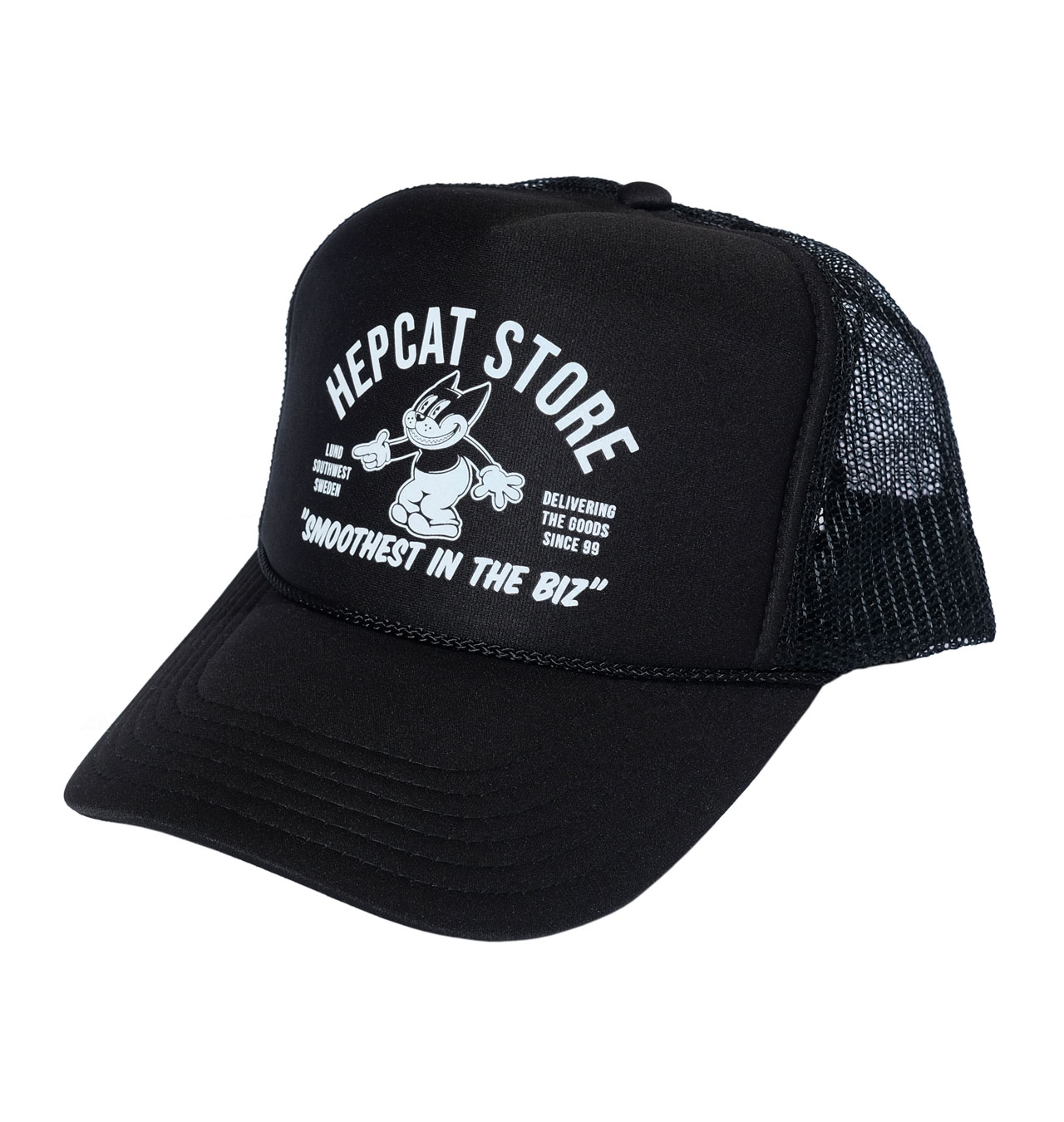 HepCat - Smoothest In The Bizz Trucker Cap - Black