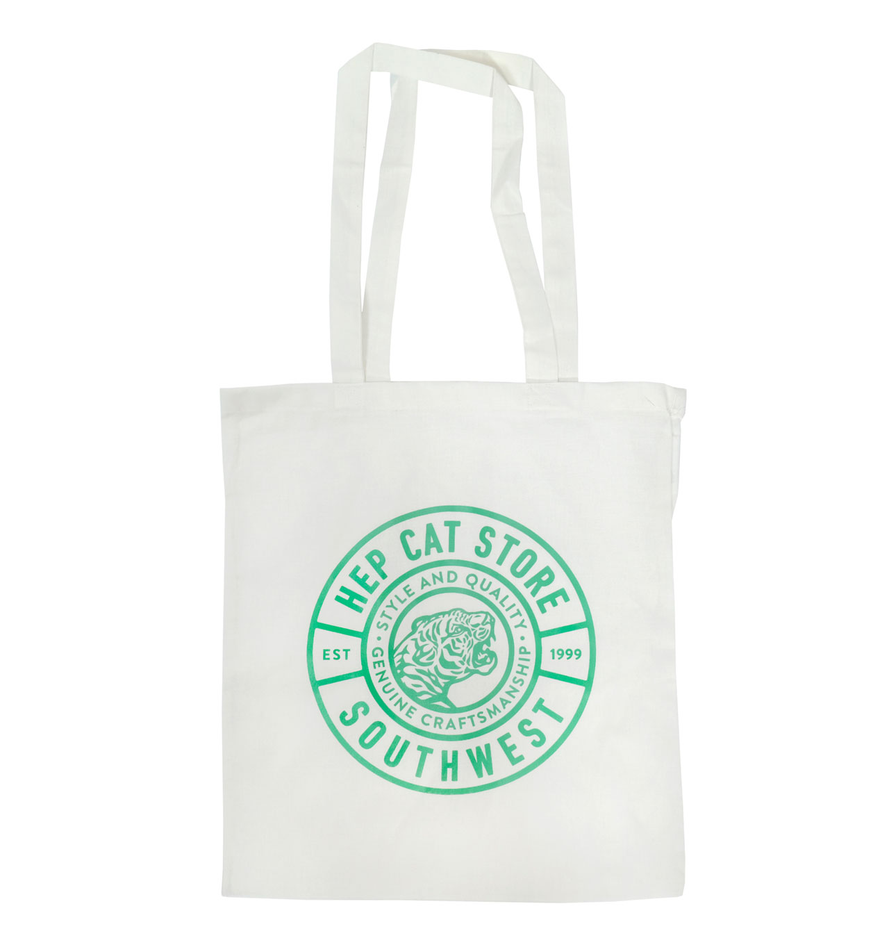 HepCat - Southwest Tote Bag - White/Green