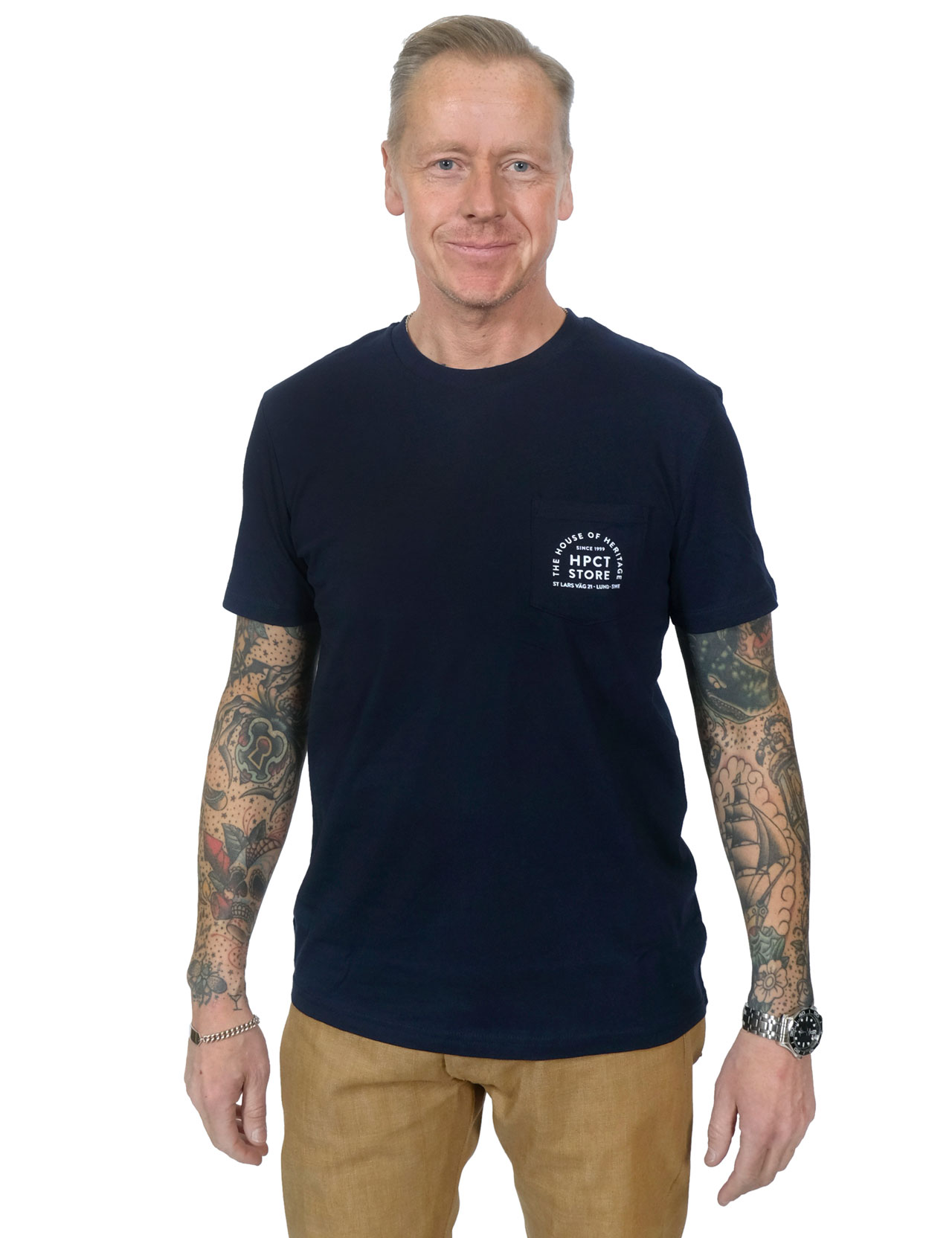 HepCat - The House Of Heritage Pocket Tee - Navy