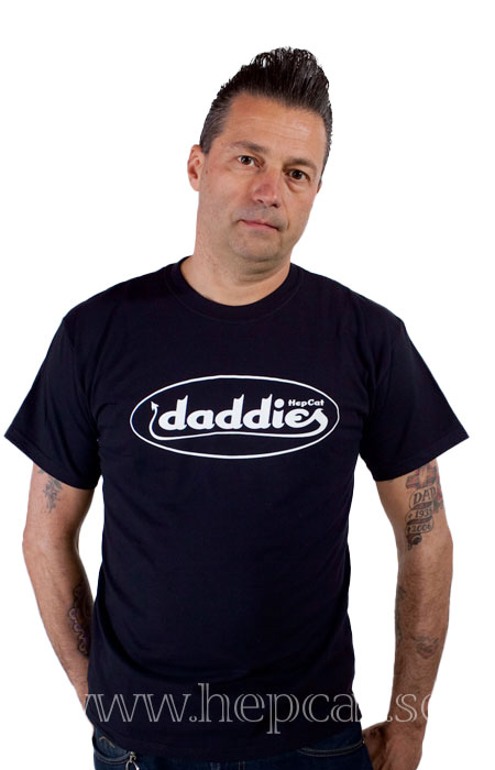 HepCat Daddies - logo T-Shirt - Black