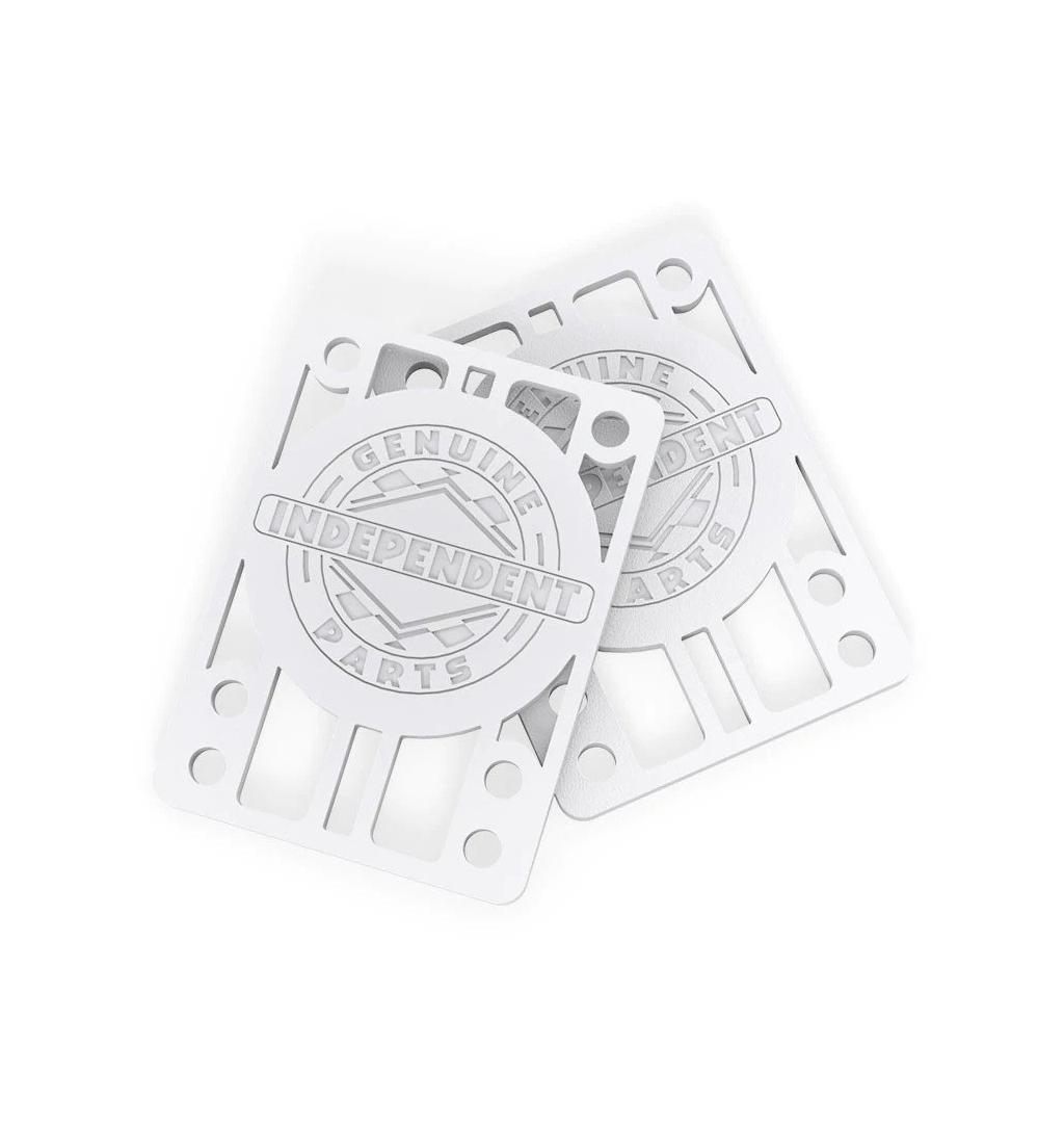 Independent - Genuine Parts Risers 1/8 - White