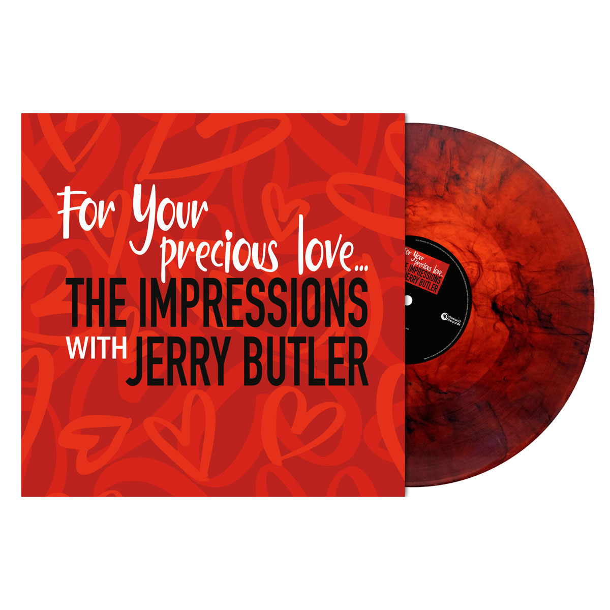 Impressions, The - For Your Precious Love (Red Marble Vinyl) - LP