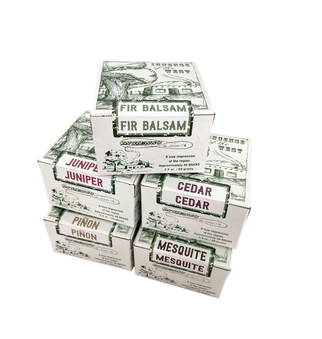 Incense of the West - 40 Count Incense Box