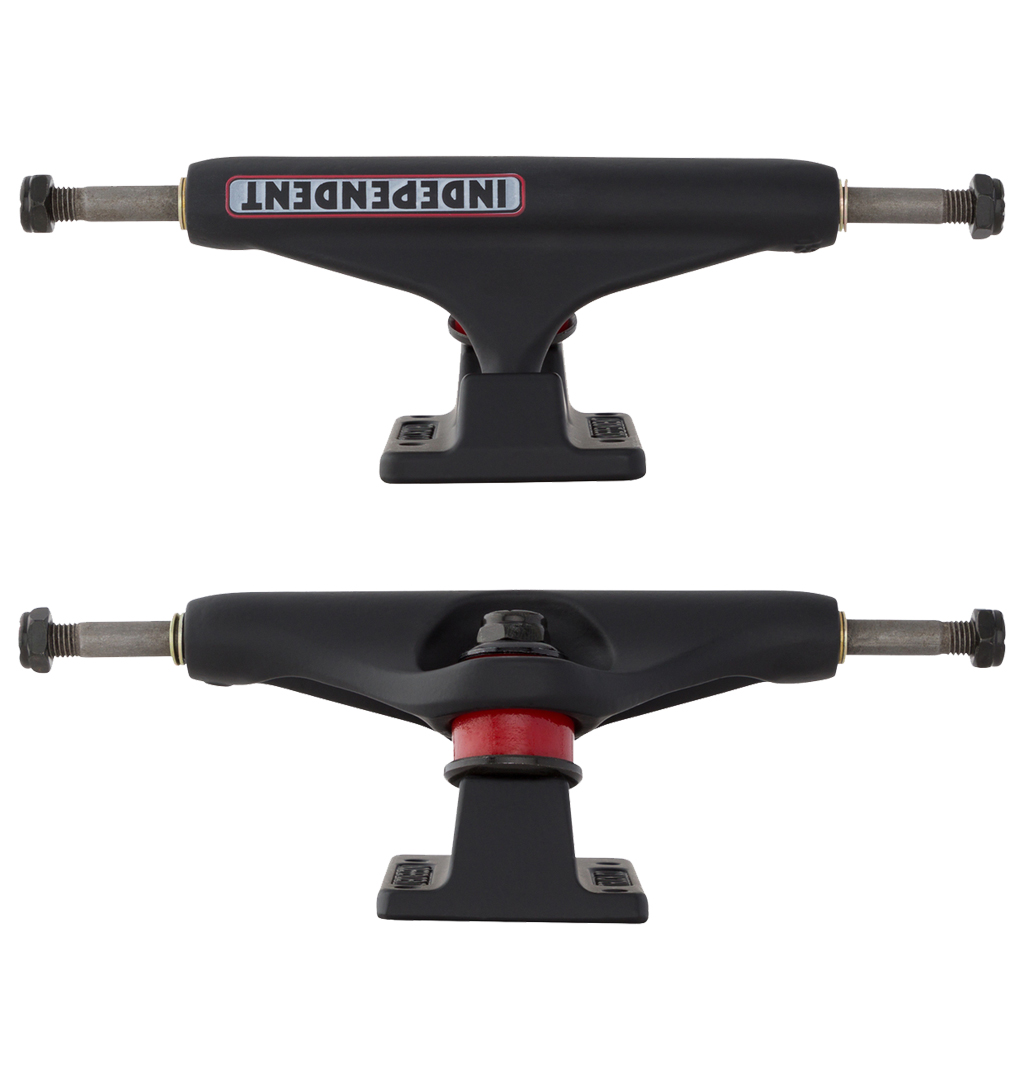 Independent - 144 Stage 11 Bar Flat Skateboard Trucks - Black