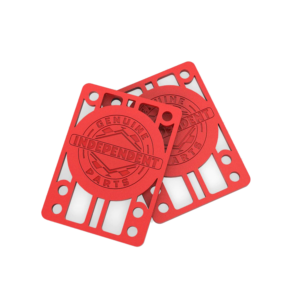 Independent - Genuine Parts Risers 1/8 - Red