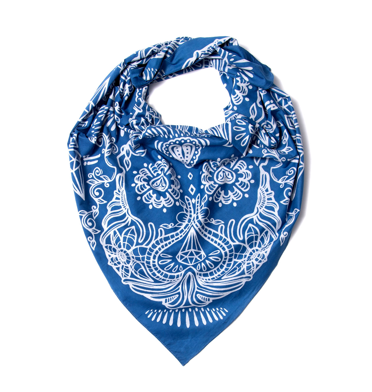 Indigo People - Skull Bandana - Indigo