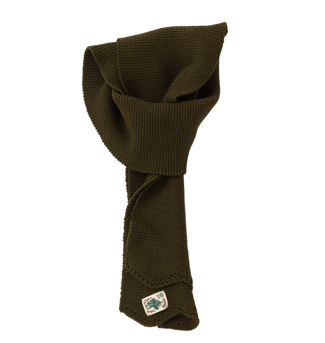 Indigofera - Chilcoot Merino Wool Scarf - Dark Olive