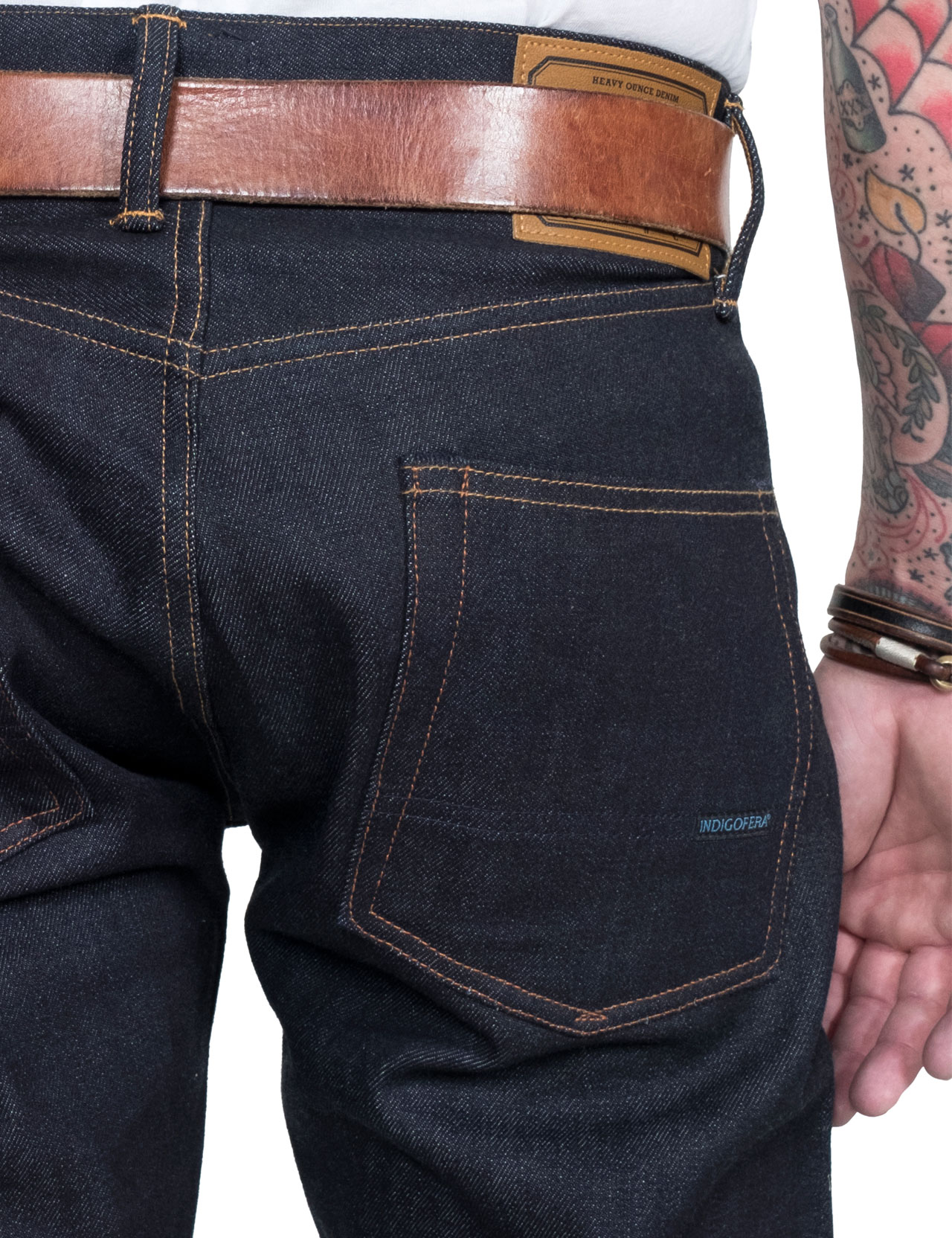 Indigofera Clint No 9 Raw Selvage Jeans 14oz
