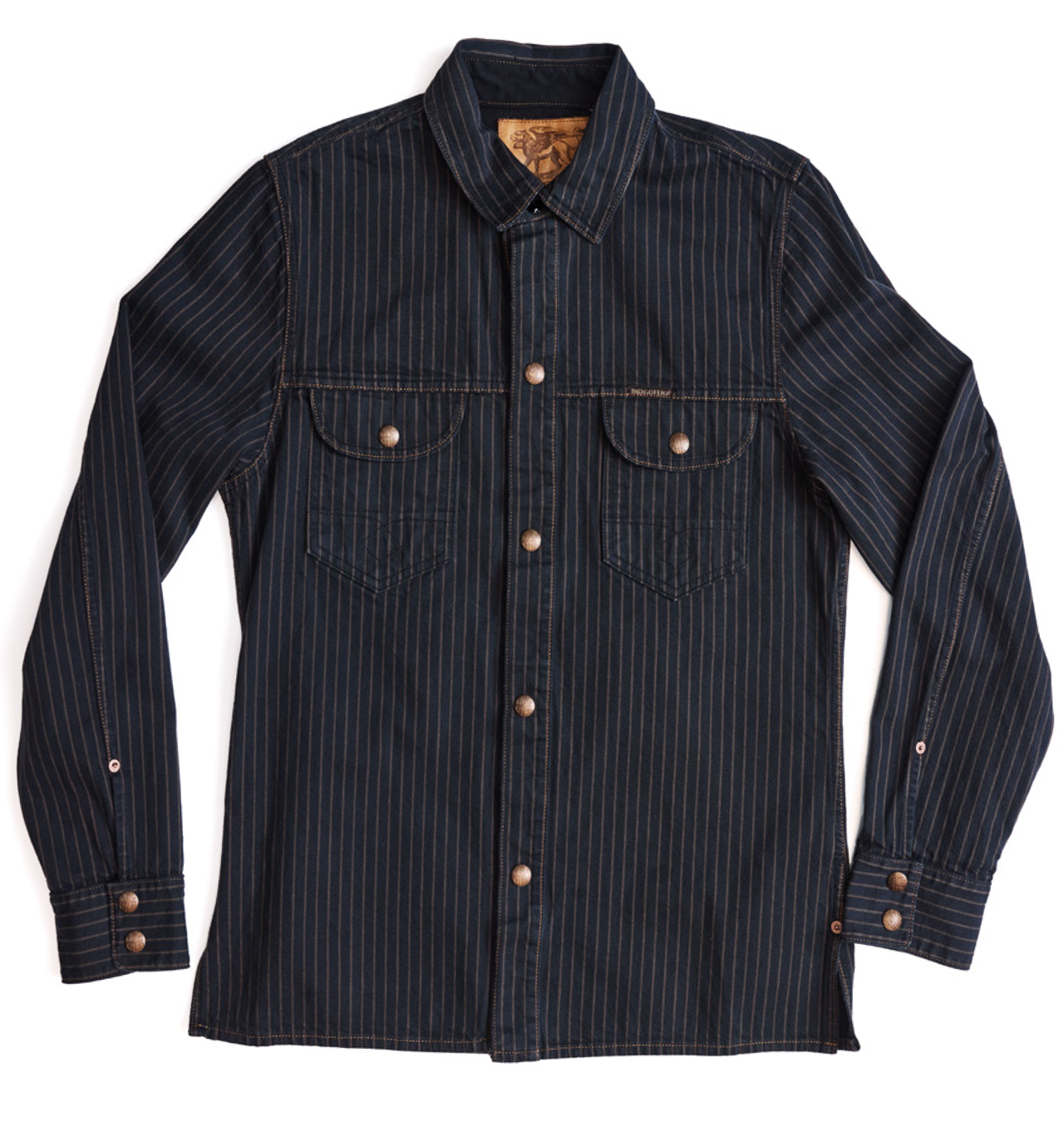 Indigofera---Copeland-Shirt-Jacket---Sable-Striped-1