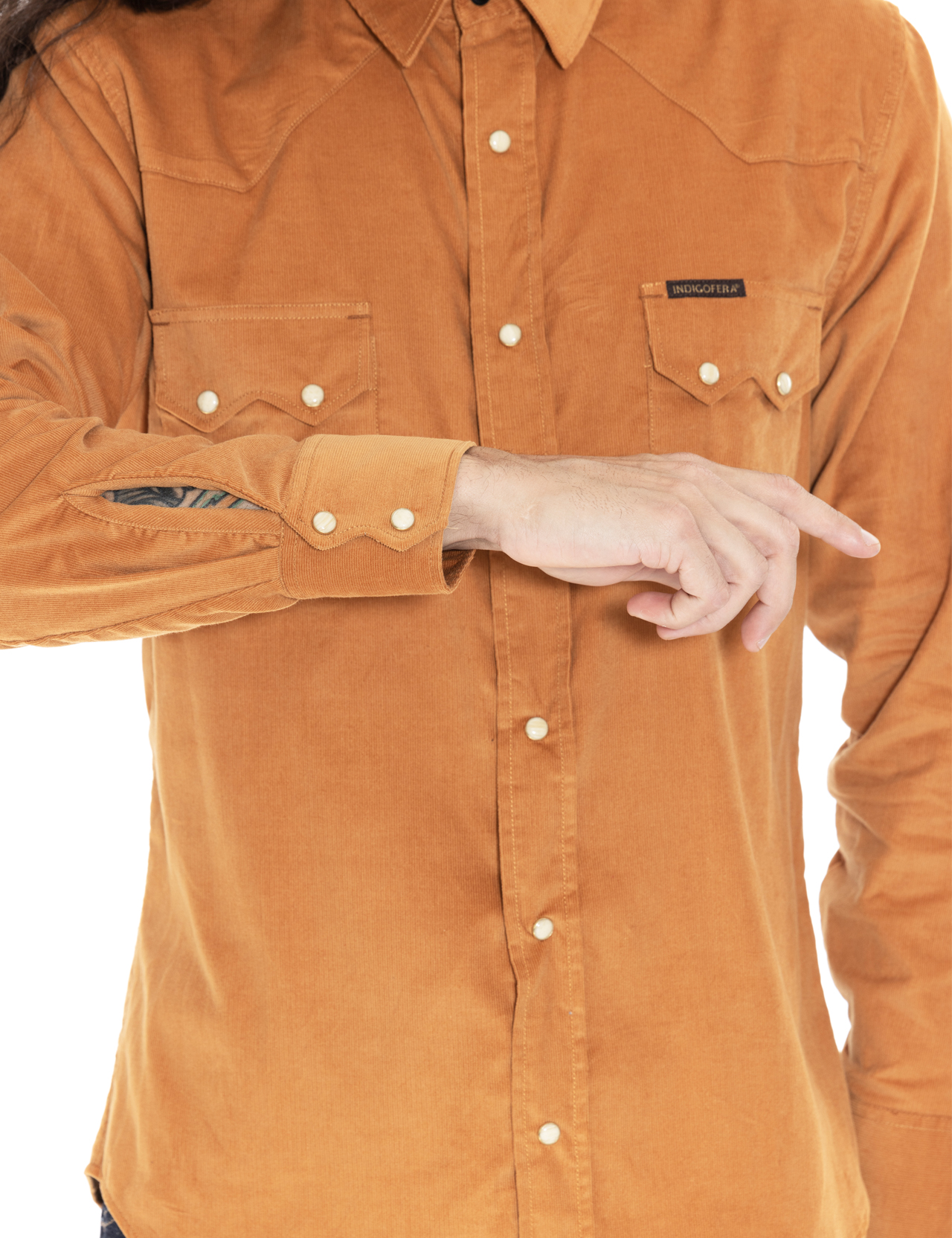 Indigofera - Dollard Corduroy Shirt - Beige | Sverige