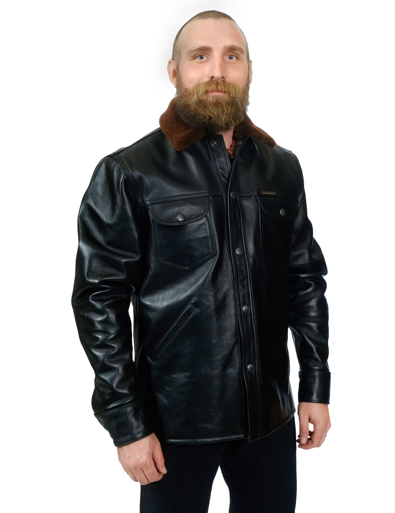 Black collar fur discount